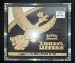 Pokemon Shining Legends ETB Sealed box *SPANISH* Leyendas Luminosas Acrylic Case - Image 1