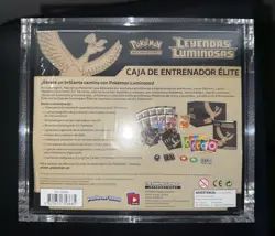 Pokemon Shining Legends ETB Sealed box *SPANISH* Leyendas Luminosas Acrylic Case - Image 3