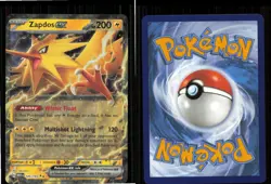 Zapdos ex 145/165 Double Rare 151 Pokemon Near Mint - Image 3