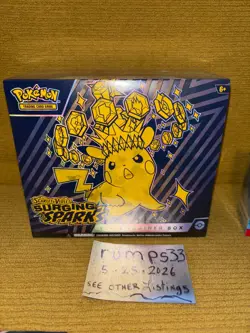 Pokemon Scarlet & Violet Surging Sparks Elite Trainer Box ETB + Sealed Lot Large - Image 2