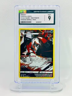 Pokemon Thievul Crown Zenith GG17/70 CGC 9 Mint Ultra Rare Holo - Image 1
