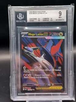 2025 Pokemon Mega Evolution Mega Latias EX UR #163 BGS 9 - Image 1