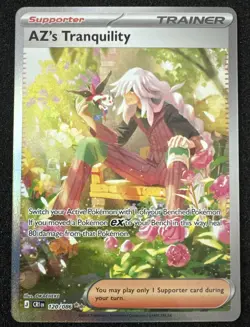 AZ's Tranquility 120/86 SIR Special Illustration Rare Pokemon Chaos Rising NM - Image 1