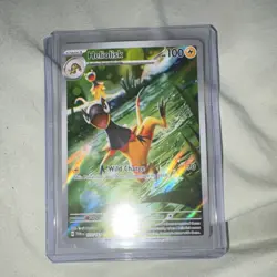 Pokemon TCG Heliolisk 100HP Illustration Rare Holo Full Art SV06 177/167 - Image 1