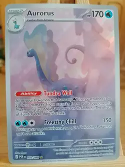 Pokemon Aurorus Holo ME03: Perfect Order NM Illustration Rare 092/088 - Image 1