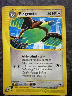 Pidgeotto 88/165 Non-Holo Uncommon Expedition LP - Pokemon TCG - Image 1