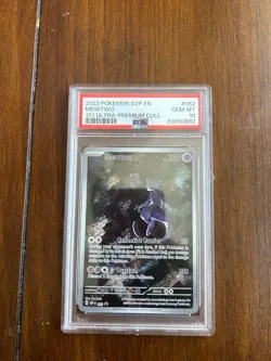2023 POKEMON SVP EN-SV BLACK STAR PROMO 151 ULTRA-PREM COLL #052 MEWTWO PSA 10 - Image 1