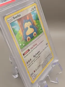 2019 POKEMON SUN & MOON UNBROKEN BONDS #158 SNORLAX-HOLO PSA 8 - Image 3