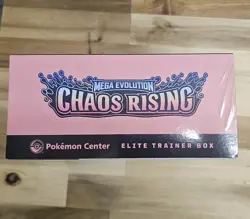 Pokemon Center Mega Evolution Chaos Rising Elite Trainer Box ETB Sealed - Image 5