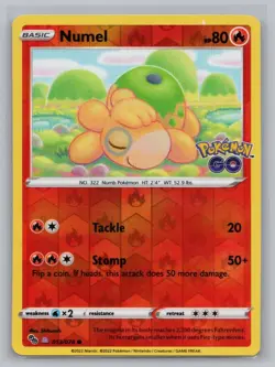 Numel (Peelable Ditto) 013/078 Holo Common Pokemon GO Pokemon NM/M - Image 1