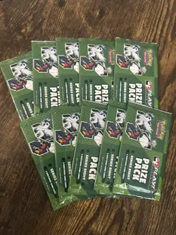 10x Play! Pokemon Prize Pack Series 8 Booster Packs - Factory Sealed New - Image 1
