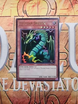 Thunder Dragon Ultra Rare Legendary Collection Kaiba LCKC-EN067 NM Yugioh - Image 1