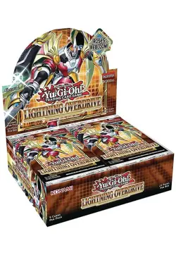 2021 Yugioh Lightning Overdrive 1st Edition Booster Box [24-Packs] Sealed - Image 1