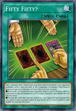 BLZD-EN070 – Fifty FiftyU Common PREORDER Yu-Gi-Oh! - Image 1