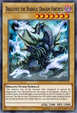 BLZD-EN097 – Draluvice the Diabolic Dragon Fortress Common PREORDER Yu-Gi-Oh! - Image 1