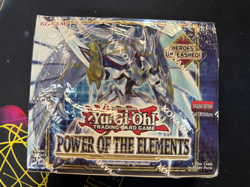 Yu-Gi-Oh! Power of the Elements Booster Box 1st Edition Sealed - Image 1