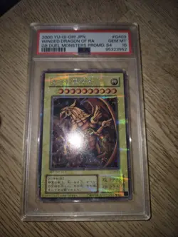 Yu-Gi-Oh! SLIFER, OBELISK, RA, SECRET RARE, G4-01/G4-02/G4-03, PSA 10 - Image 3