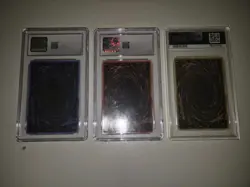 Yu-Gi-Oh! SLIFER, OBELISK, RA, SECRET RARE, G4-01/G4-02/G4-03, PSA 10 - Image 5