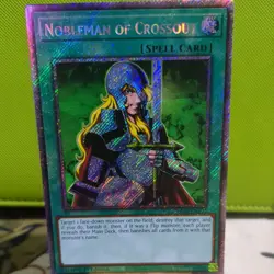 Yu-Gi-Oh! TCG Nobleman of Crossout Platinum Secret Rare Near Mint 2 Available - Image 1