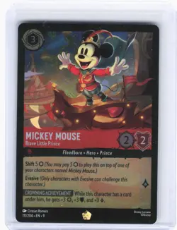 2023 Disney Lorcana—Mickey Mouse #111 Fabled—Legendary Foil - Image 1