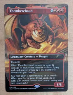 MTG - Themberchaud (borderless) - SLX (NM+) - Image 1