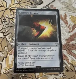 MTG Final Fantasy Lightning Greaves U 0349 Non-Foil - Image 1