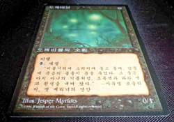 MTG Will-o'-the-Wisp (Korean FBB) 4th Edition (LP corner crease) Magic Gathering - Image 3