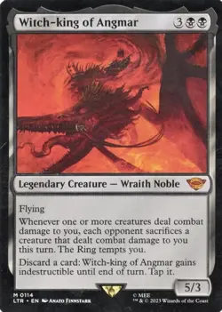 Witch-king of Angmar The Lord of the Rings: Tales of Middle-Earth Magic MTG NM - Image 1