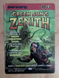 MTG - Green Sun's Zenith (showcase) - EOE/SPG (NM+) - Image 1