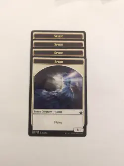 (4) Spirit Token *PLAYSET* Battlebond Regular NM MTG - Image 1