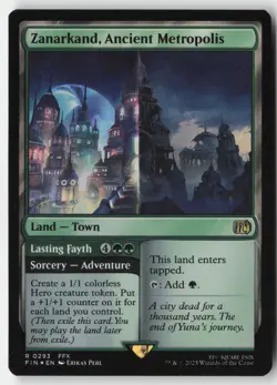 MTG - Zanarkand, Ancient Metropolis FOIL R FINAL FANTASY 293 LP-NM - Image 1