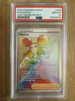 Fantina - 206/196 - Pokemon Lost Origins Sword Shield Secret Rare Card PSA 10 - Image 1