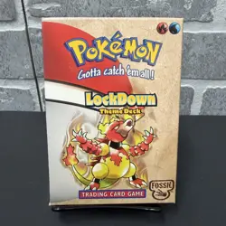 Vintage 1999/2000 Pokemon Lockdown Theme Deck Box EMPTY/NO CARDS - Image 1