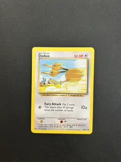 Doduo 48/102 | Base Set | Non Holo Pokemon Card LP - Image 1