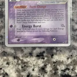 Pokemon TCG Deoxys EX Holo Ultra Rare Card Normal Forme 97/107 LP - Image 5