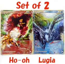 Ho-oh 015 016/070 Lugia 029 030/070 LEGEND Holo 1st ED Japanese Pokomon Card TCG - Image 1
