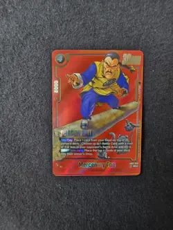 Bandai Dragon Ball Super Card Game Mercenary Tao SB02-056 SR* Foil - Image 1
