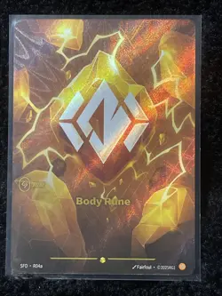 Body Rune Foil Rift Bound League Of Legends Card R04a - Image 1