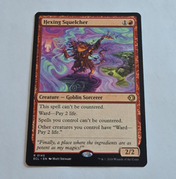 Wizards of the Coast MTG Hexing Squelcher ECL #0145 Rare Red Creature Regular - Image 1