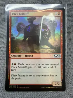 MTG - Pack Mastiff - FOIL - Core Set 2020 - Near Mint - M20 - NM - Image 3