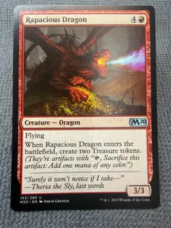 MTG - Rapacious Dragon - Core Set 2020 - Near Mint - M20 - Image 1