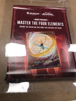 Magic The Gathering Avatar The Last Airbender Promo Poster - Image 1