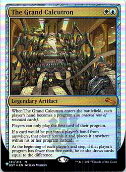 The Grand Calcutron Magic The Gathering The List Foil Light Play - Image 1