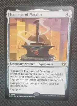Hammer of Nazahn - CMM - 0388 - Near Mint - MTG Magic The Gathering - Image 1