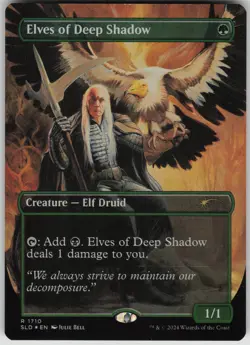 MTG Elves of Deep Shadow Rainbow Foil NM Secret Lair Drop Series Magic 1710 - Image 1