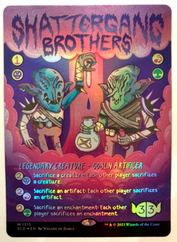 MTG: Secret Lair Marvel - Shattergang Brothers - FOIL Mythic - NM 1315 - Image 1