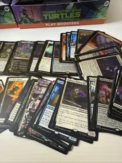 MTG Teenage Mutant Ninja Turtles Bulk TMNT Bulk Foil And Com/Uncomm/rares Read - Image 4