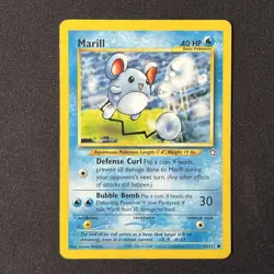 Marill 66/111 Neo Genesis Pokemon Card MP - Image 2
