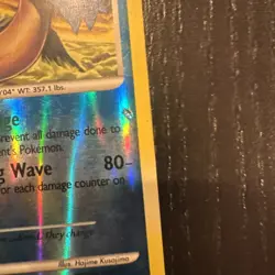 Milotic Shiny SH7 Reverse Holo Pokemon Supreme Victors - DAMAGED - Image 2