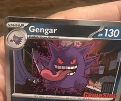 Pokemon Gengar Promo 050/088 GameStop Stamped Holo Stage 2 130 HP English 2026 - Image 2